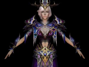sexy warrior queen 3D Model