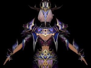 sexy warrior queen 3D Model