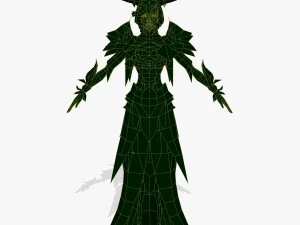 sexy warrior queen 3D Model