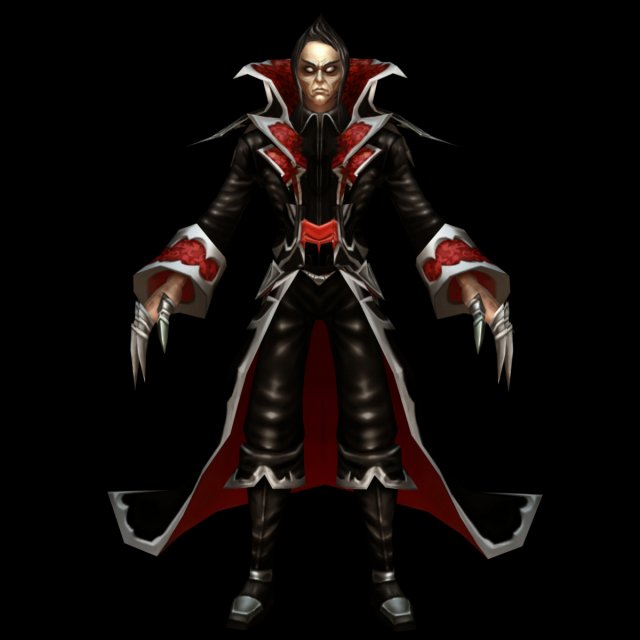 vampire monster character 3D 모델 .c4d .max .obj .3ds .fbx .stl .blend 