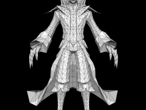 vampire monster character 3D Model