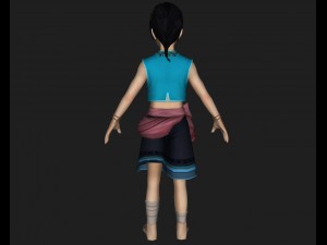 villager baby boy 3D Модель