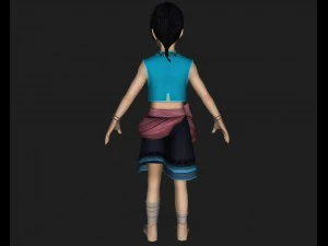 villager baby boy 3D Model