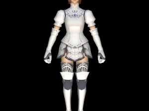 warrior princess girl 3D Model