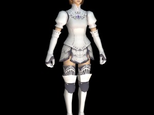 warrior princess girl 3D Модель