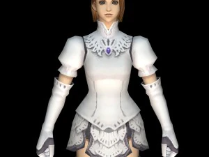 warrior princess girl 3D Model