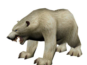 대표성 게임 동물 bear5 cr1 3D 모델