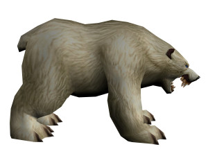 lowpoly game animal bear5 cr1 Modelo 3D