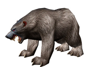 lowpoly game animal bear7 har1 3D Model