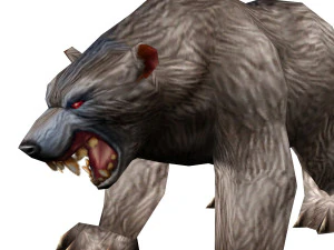 lowpoly game animal bear7 har1 3D Model