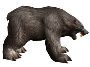 lowpoly game animal bear7 har1 3D Model