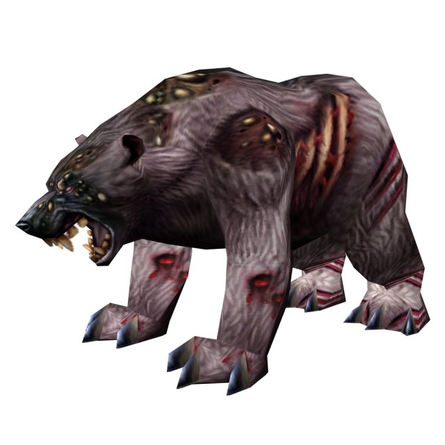 lowpoly game animal bear8 leho1 3D Model .c4d .max .obj .3ds .fbx .stl .blend 