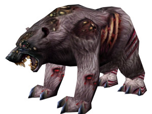 lowpoly game animal bear8 leho1 3D Model