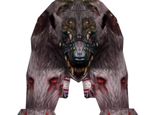 lowpoly game animal bear8 leho1 3D Model