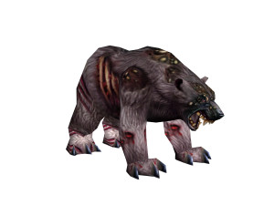 lowpoly game animal bear8 leho1 3D Model
