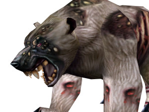 lowpoly game animal bear9 mo1 3D Model