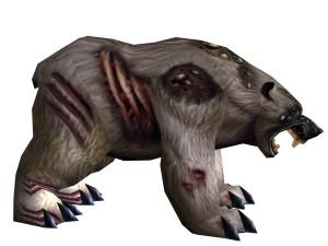 lowpoly game animal bear9 mo1 3D Model