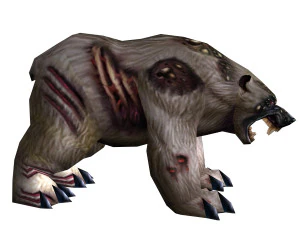 lowpoly game animal bear9 mo1 3D Model