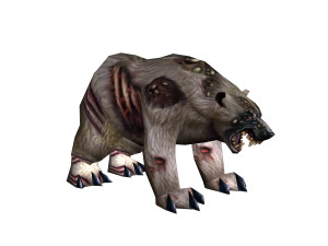 lowpoly game animal bear9 mo1 3D Model
