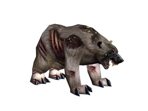 lowpoly game animal bear9 mo1 3D Model