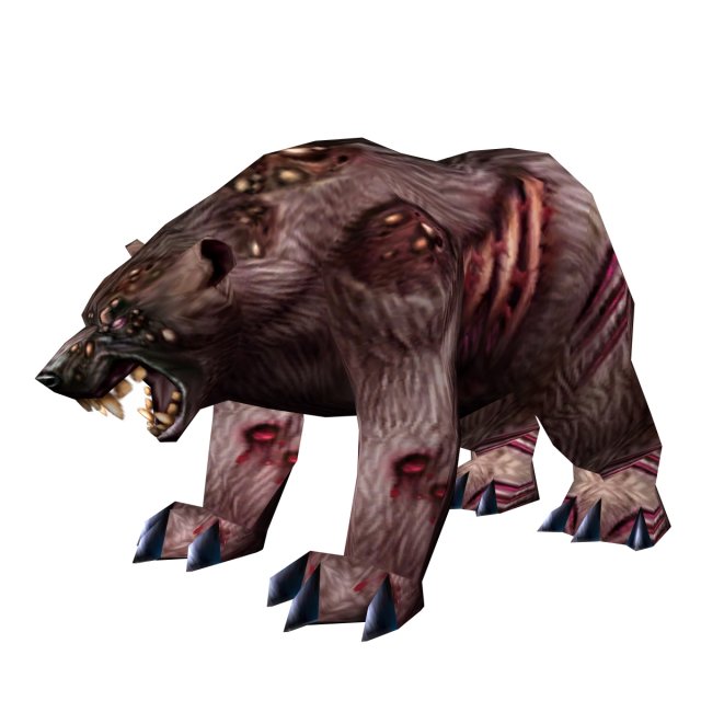 lowpoly game animal bear10 rmo1 3D मॉडल .c4d .max .obj .3ds .fbx .stl .blend 
