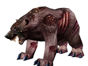 lowpoly game animal bear10 rmo1 3D Model