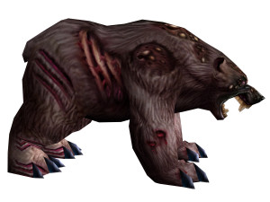 lowpoly game animal bear10 rmo1 3D मॉडल
