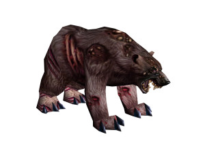 lowpoly game animal bear10 rmo1 3D मॉडल