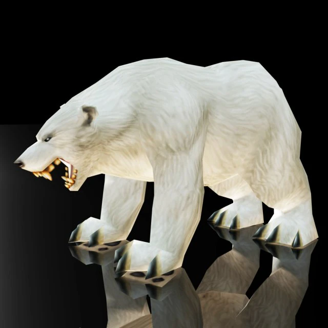 lowpoly game animal bear11 wip1 3D Model .c4d .max .obj .3ds .fbx .stl .blend 