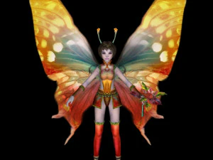 butterfly fairy character 3D Model