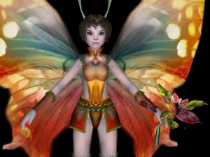 butterfly fairy character 3D Model