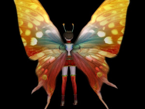 butterfly fairy character 3Dモデル