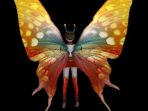 butterfly fairy character 3D Model