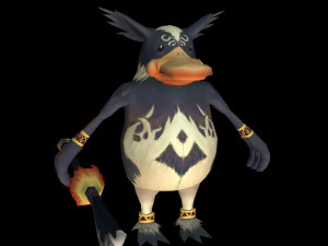 cartoon duck character 3D Model