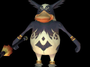 cartoon duck character 3D 모델