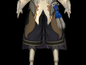 cute doll fighter 02 3D Model