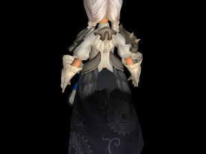 cute doll fighter 02 3D Model