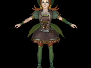 farry girl 3D Model