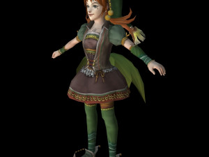 farry girl Modèle 3D