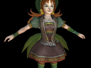 farry girl Modèle 3D