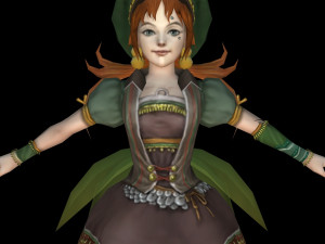 farry girl Modèle 3D