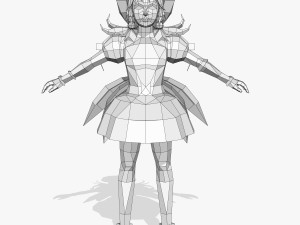 farry girl Modèle 3D