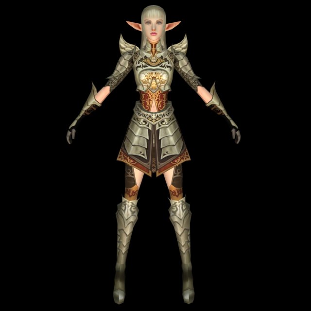 fighter women character Modelo 3D .c4d .max .obj .3ds .fbx .stl .blend 