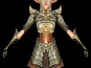 fighter women character 3D Model