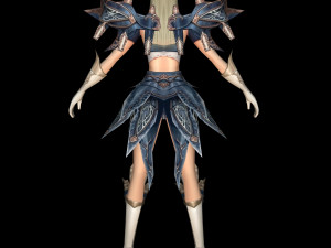 fighter women character 03 3D-Modell