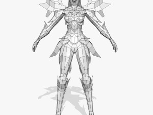 fighter women character 03 3D-Modell