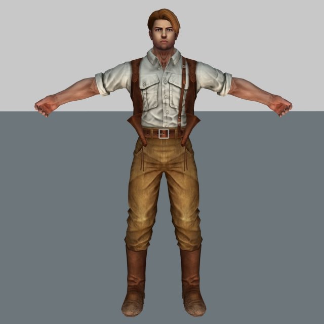 character of movie 3Dモデル .c4d .max .obj .3ds .fbx .stl .blend 