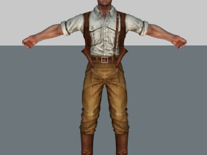 character of movie Modelo 3D