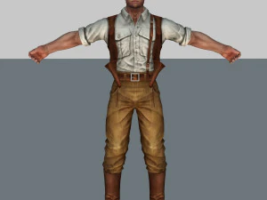 영화의 성격 3D 모델