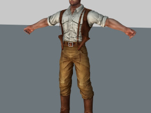 character of movie 3Dモデル